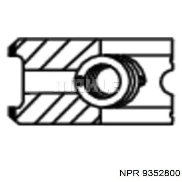 Кільця поршневі на 1 циліндр, STD. NE/NPR 9352800 ціна, від 11.23 USD