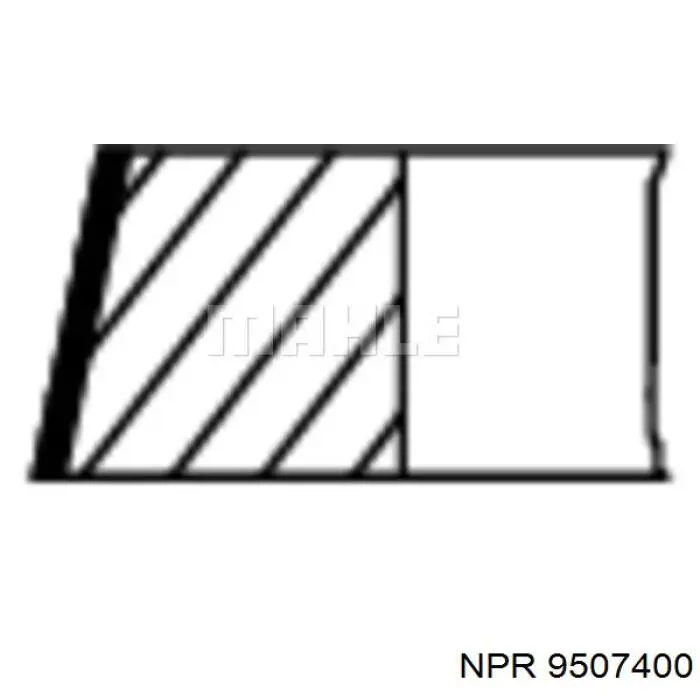 9507400 NE/NPR кільця поршневі на 1 циліндр, std.