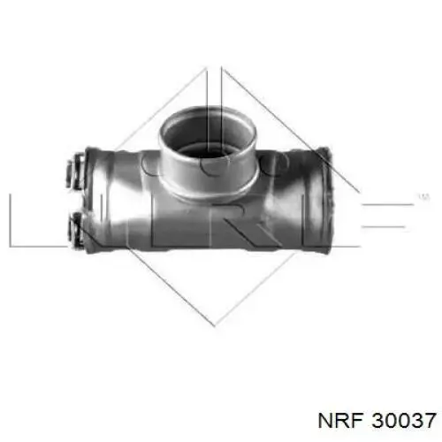 Купити 30037 NRF Радіатор интеркуллера