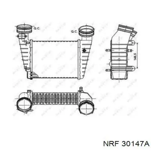 30147A NRF радіатор интеркуллера