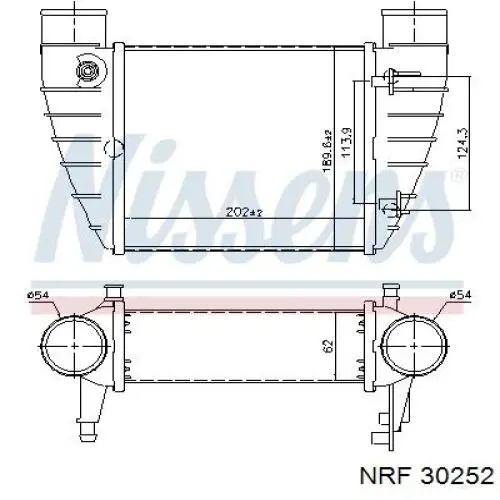 Інтеркулер DAA016TT Thermotec