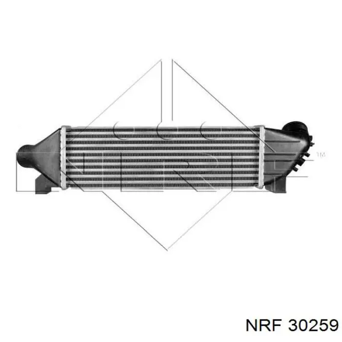 Радіатор интеркуллера Ford Transit (V184/5) (Форд Транзіт)