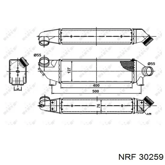 ES2129 DP Group Охолоджувач наддувочного повітря