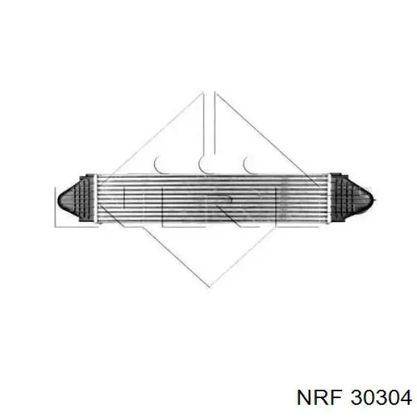 30304 NRF радіатор интеркуллера