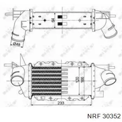 Купити 52479128 Opel Радіатор интеркуллера
