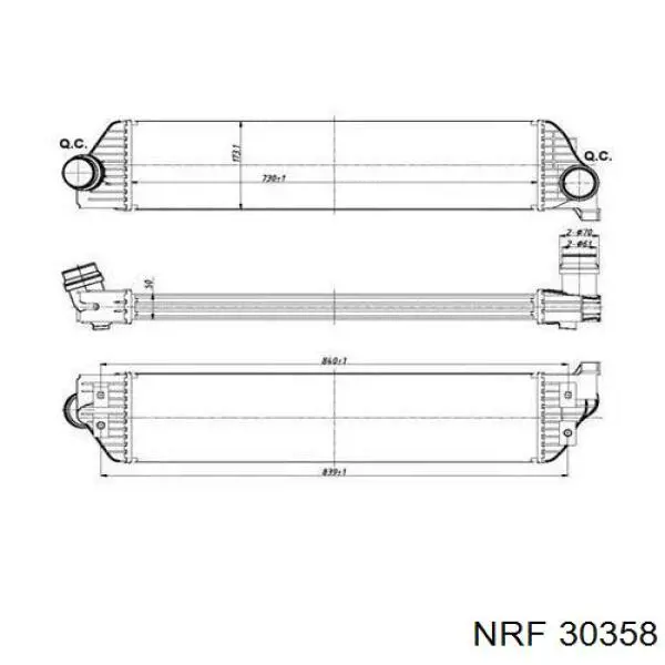 FT55528 Fast радіатор интеркуллера