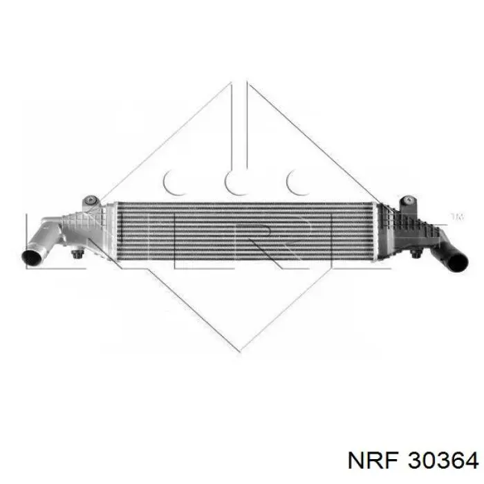 30364 NRF радіатор интеркуллера