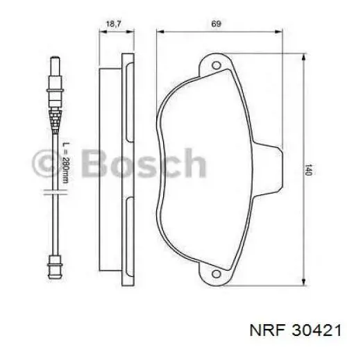 Система охолодження наддувочного повітря NRF 30421 ціна, від 137.77 USD