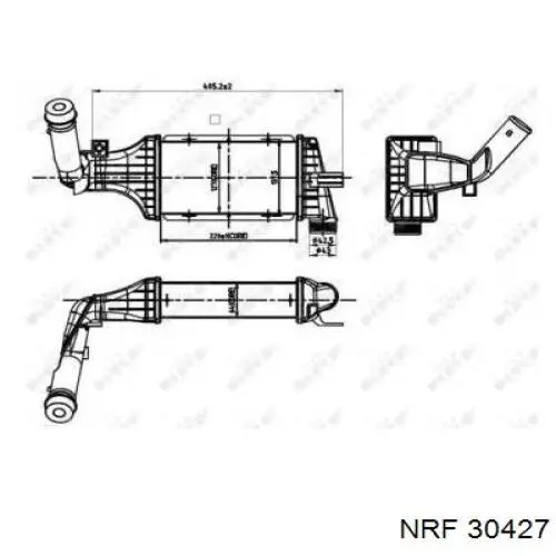 Інтеркулер 09129519 General Motors