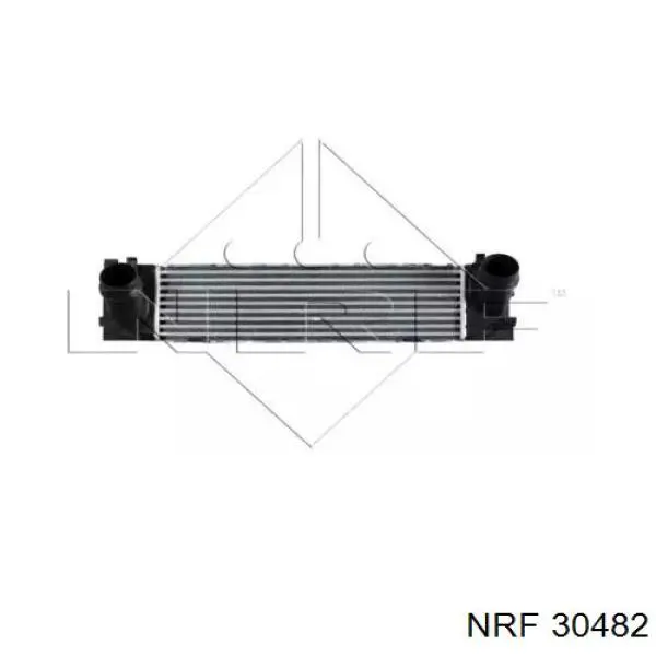 30482 NRF радіатор интеркуллера