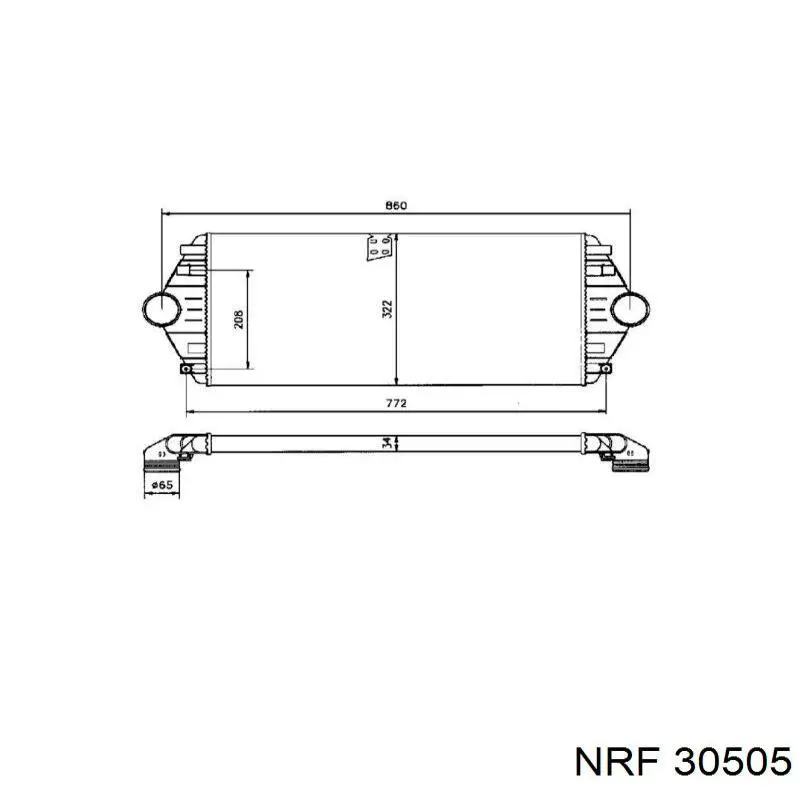 Інтеркулер 30505 NRF