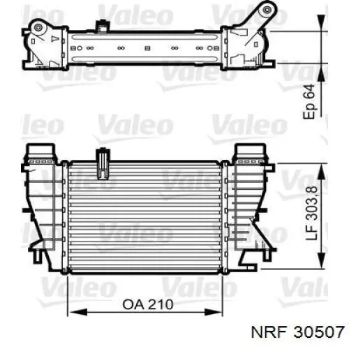Купити 144618748R Renault (RVI) Радіатор интеркуллера