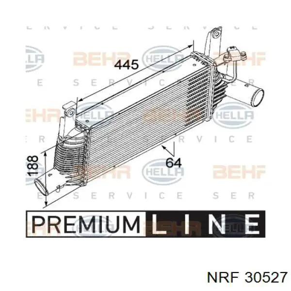 Купити FP50T02 FPS Радіатор интеркуллера