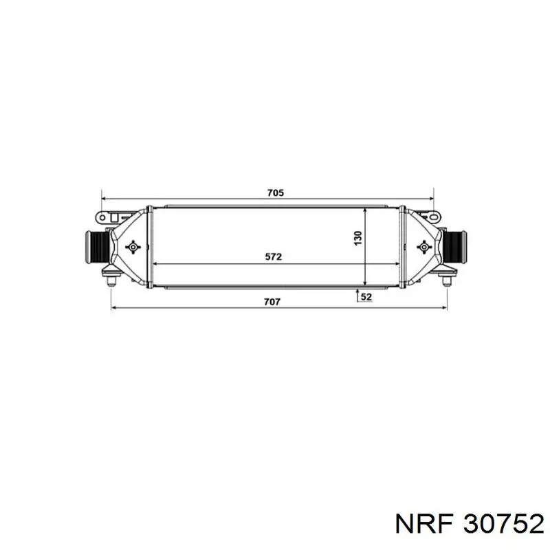 30752 NRF Охолоджувач наддувочного повітря