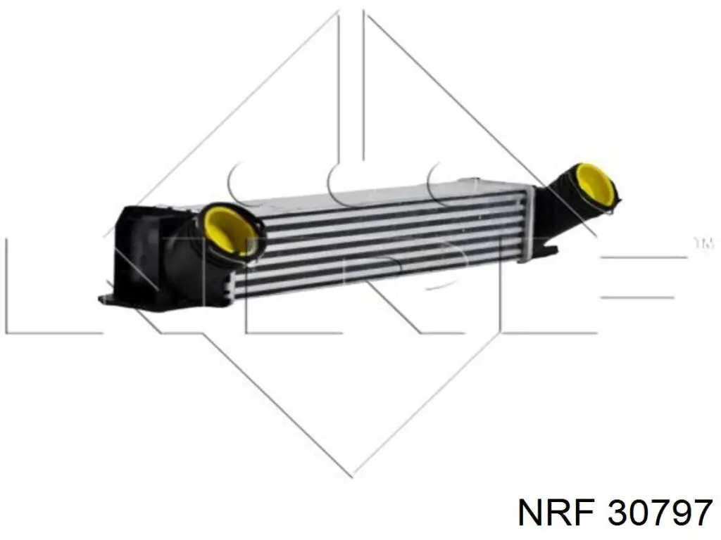 30797 NRF радіатор интеркуллера