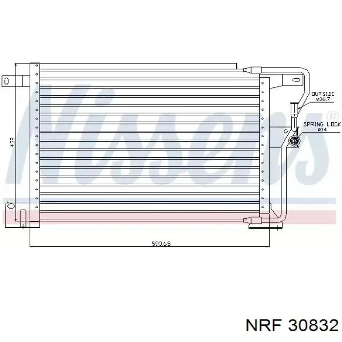 FP27T41AV AVA радіатор интеркуллера