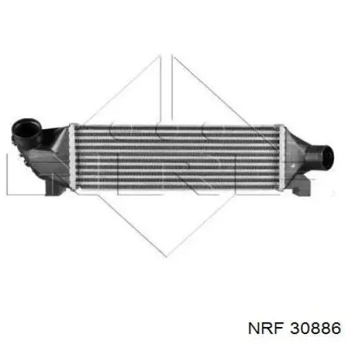 Радіатор интеркуллера Ford Transit (V184/5) (Форд Транзіт)