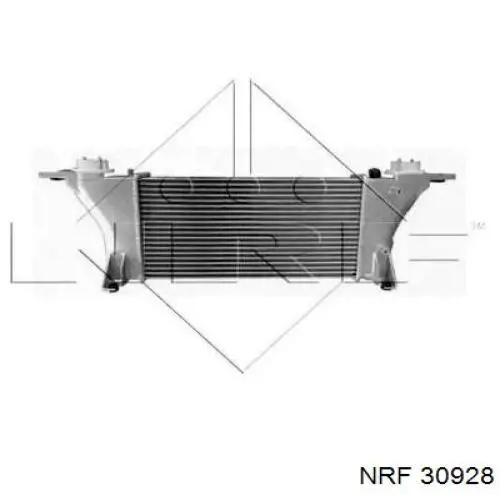 Радіатор интеркуллера Nissan Navara NP300 (D40M) (Нісан Навара)