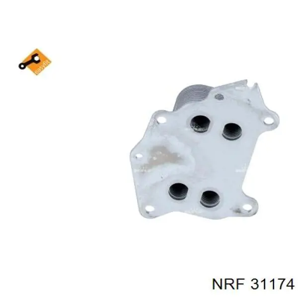 31174 NRF радіатор масляний (холодильник, під фільтром)