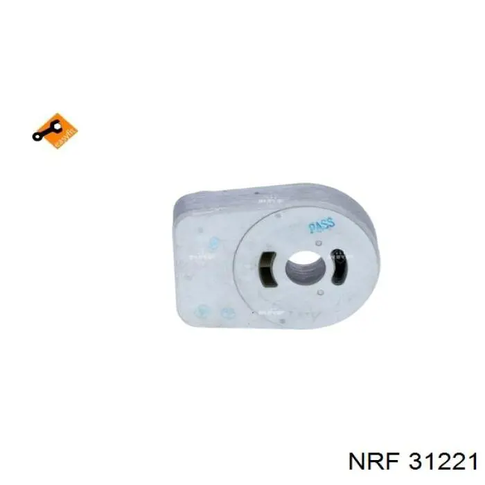 31221 NRF радіатор масляний (холодильник, під фільтром)