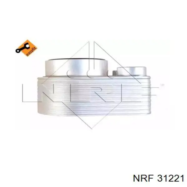 31221 NRF Радіатор масляний (холодильник), під фільтром