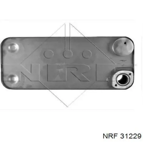 31229 NRF радіатор масляний (холодильник, під фільтром)