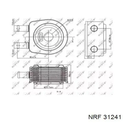Купити 7420412972 Renault (RVI) Радіатор масляний (холодильник), під фільтром