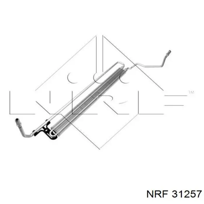 Радіатор масляний гідропідсилювача механізму рульового управління 31257 NRF