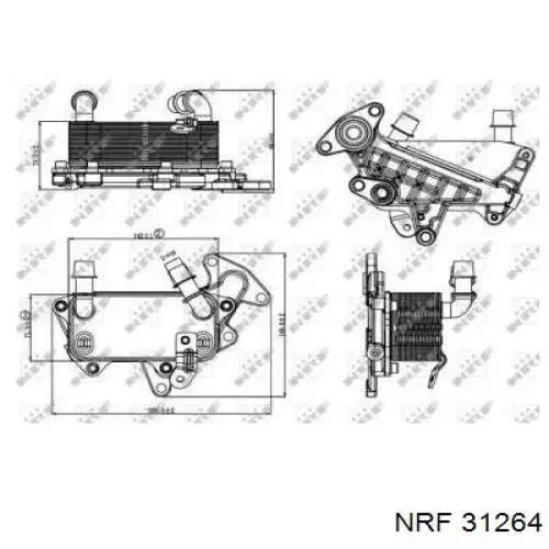 Радіатор охолодження, АКПП AND 3L317002 ціна, від 49.55 USD