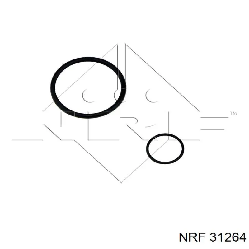 31264 NRF радіатор охолодження, акпп