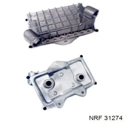 Купити 31274 NRF Радіатор масляний (холодильник), під фільтром