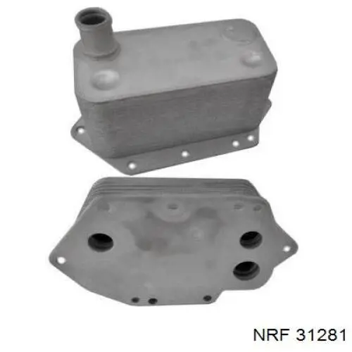 31281 NRF радіатор масляний (холодильник, під фільтром)