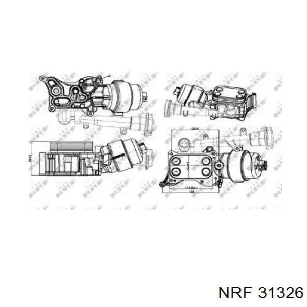 Купити 350300001300 Magneti Marelli Корпус масляного фільтра