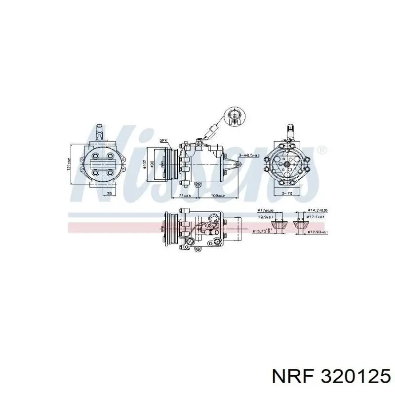 Насос кондиціонера NRF 320125