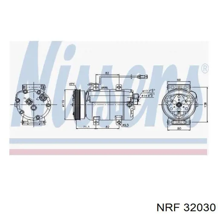 Насос кондиціонера KAM 22010025