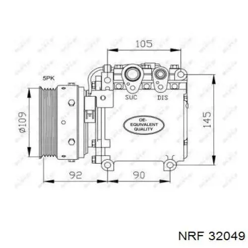 Компресор системи кондиціювання Volvo 30614023 ціна, від 66.16 USD