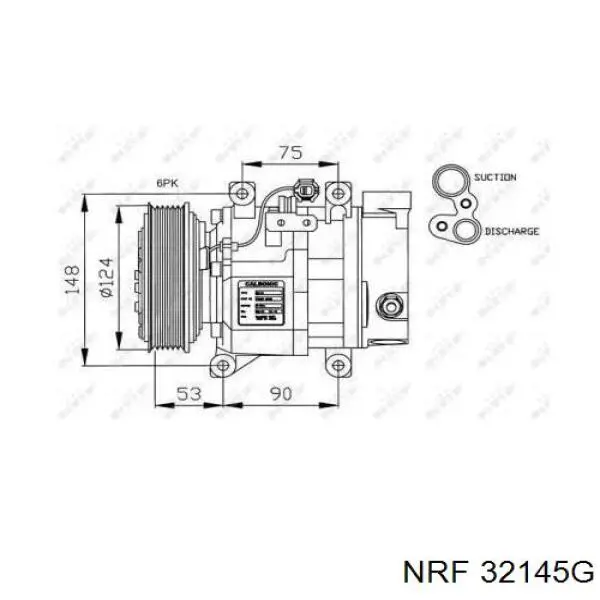 Компресор кондиціонера 92600AU010R MSG Rebuilding