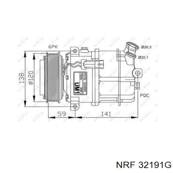 Купити 51760316 Fiat/Alfa/Lancia Компресор кліматичної установки