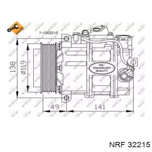 Насос кондиціонера NRF 32215