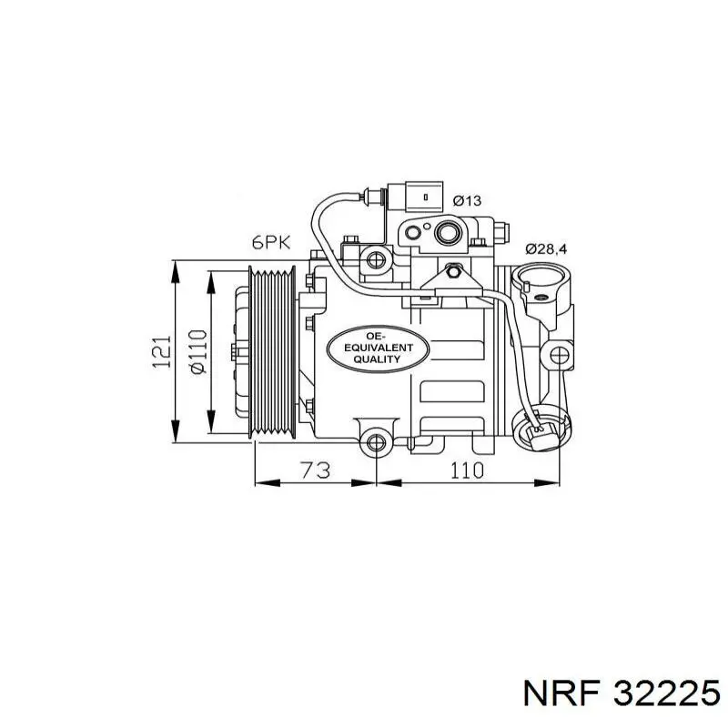 Компресор кондиціонера 100132 Airstal