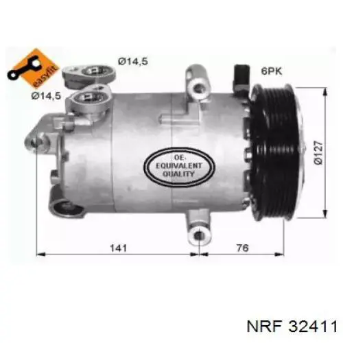 32411 NRF компресор кондиціонера