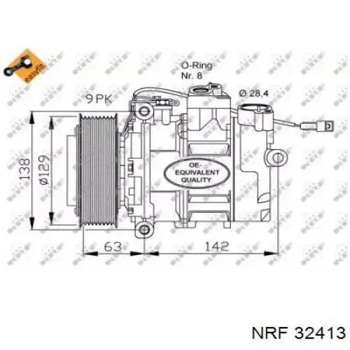 32413 NRF компресор кондиціонера