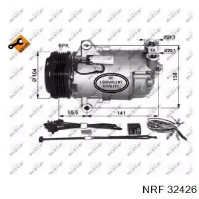 Купити 32426 NRF Компресор кліматичної установки
