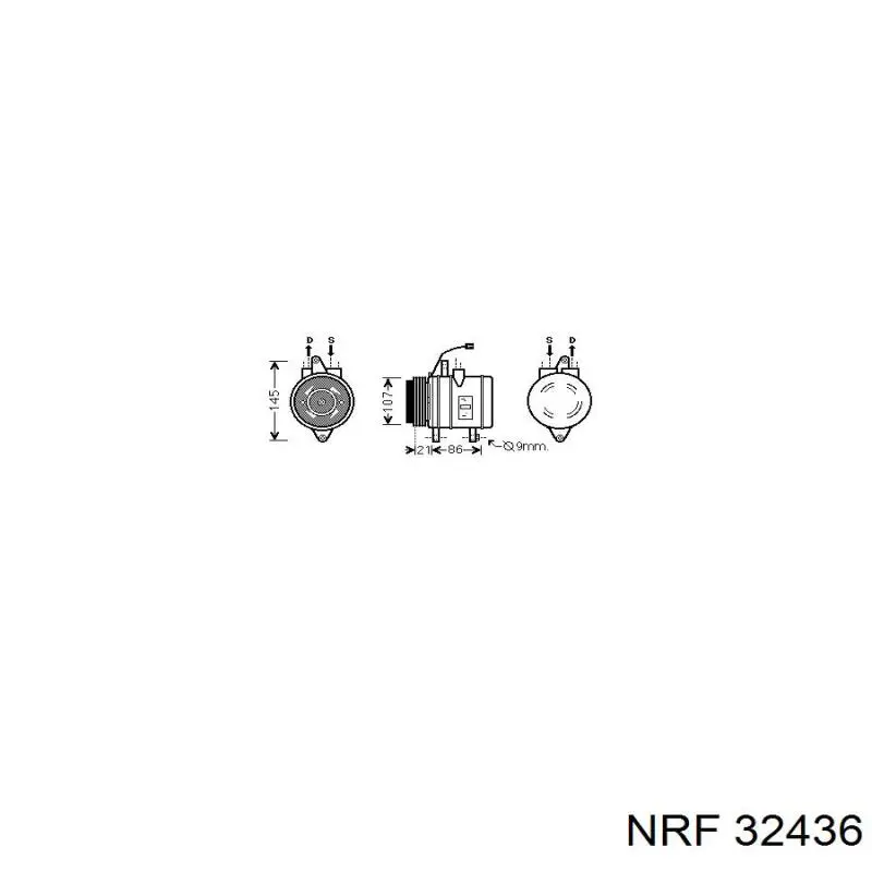 ACP472 TRW компресор кондиціонера