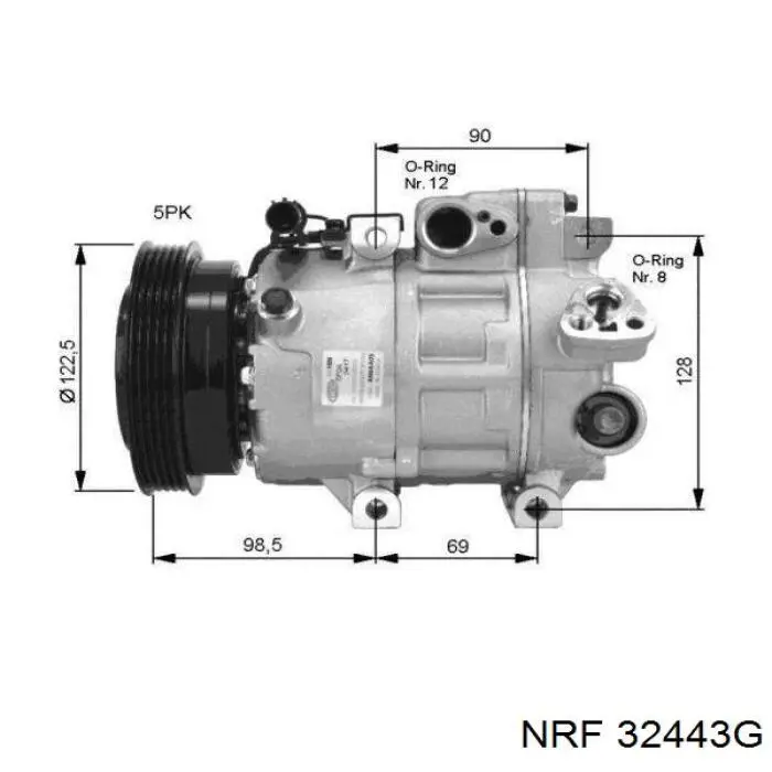 32443G NRF Компресор холодоагенту