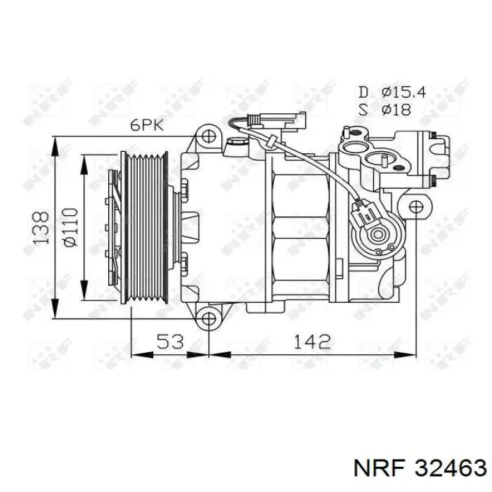 Компресор системи кондиціювання MSG Rebuilding A4101541A023 ціна, від 130.17 USD