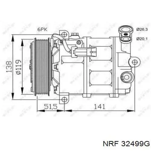 50514056 Fiat/Alfa/Lancia Компресор холодоагенту