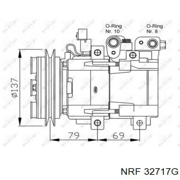 Купити ACP440000P Mahle Original Компресор кліматичної установки