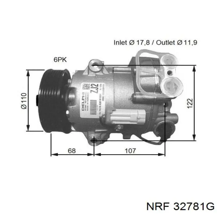 Компресор системи кондиціювання Mahle Original 35232027F ціна, від 289.81 USD