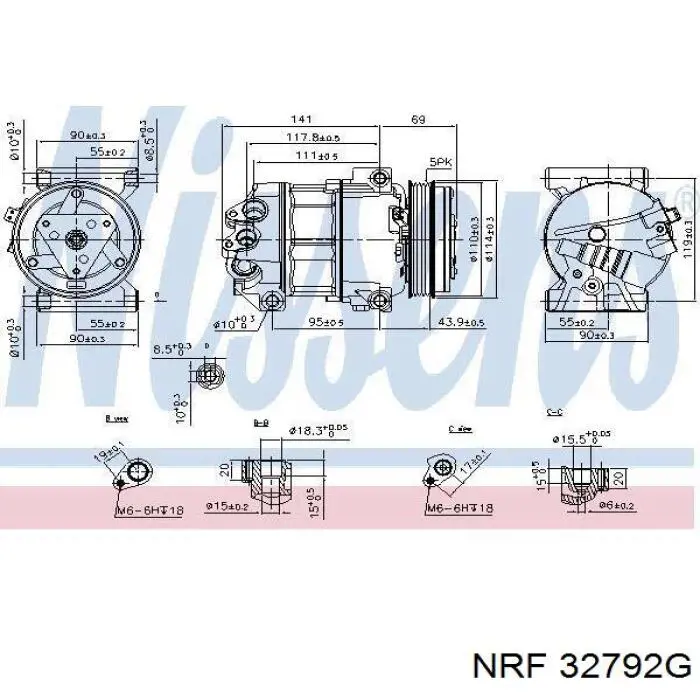 Компресор системи кондиціювання Elstock 511047 ціна, від 138.51 USD